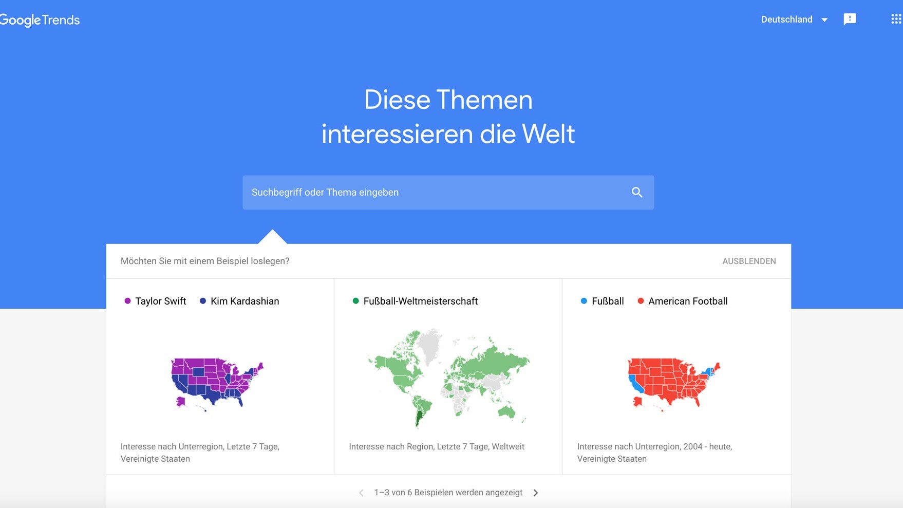 Interessante Themen Google